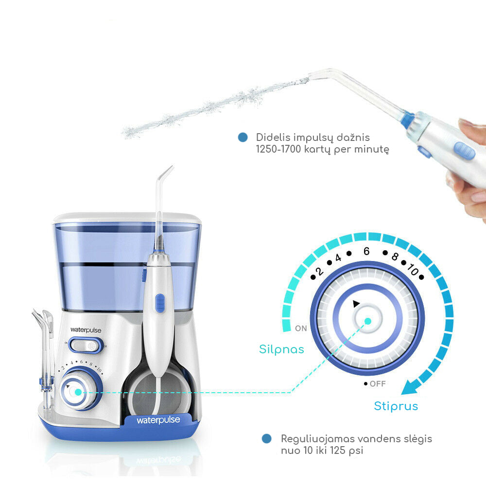 Stacionārais irigators Waterpulse Family V300 - visai ģimenei