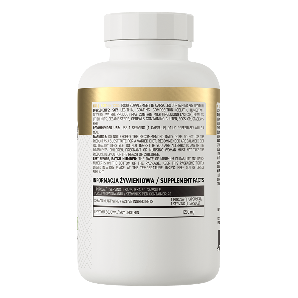OstroVit Lecitīns 1200 mg, 70 kapsulas