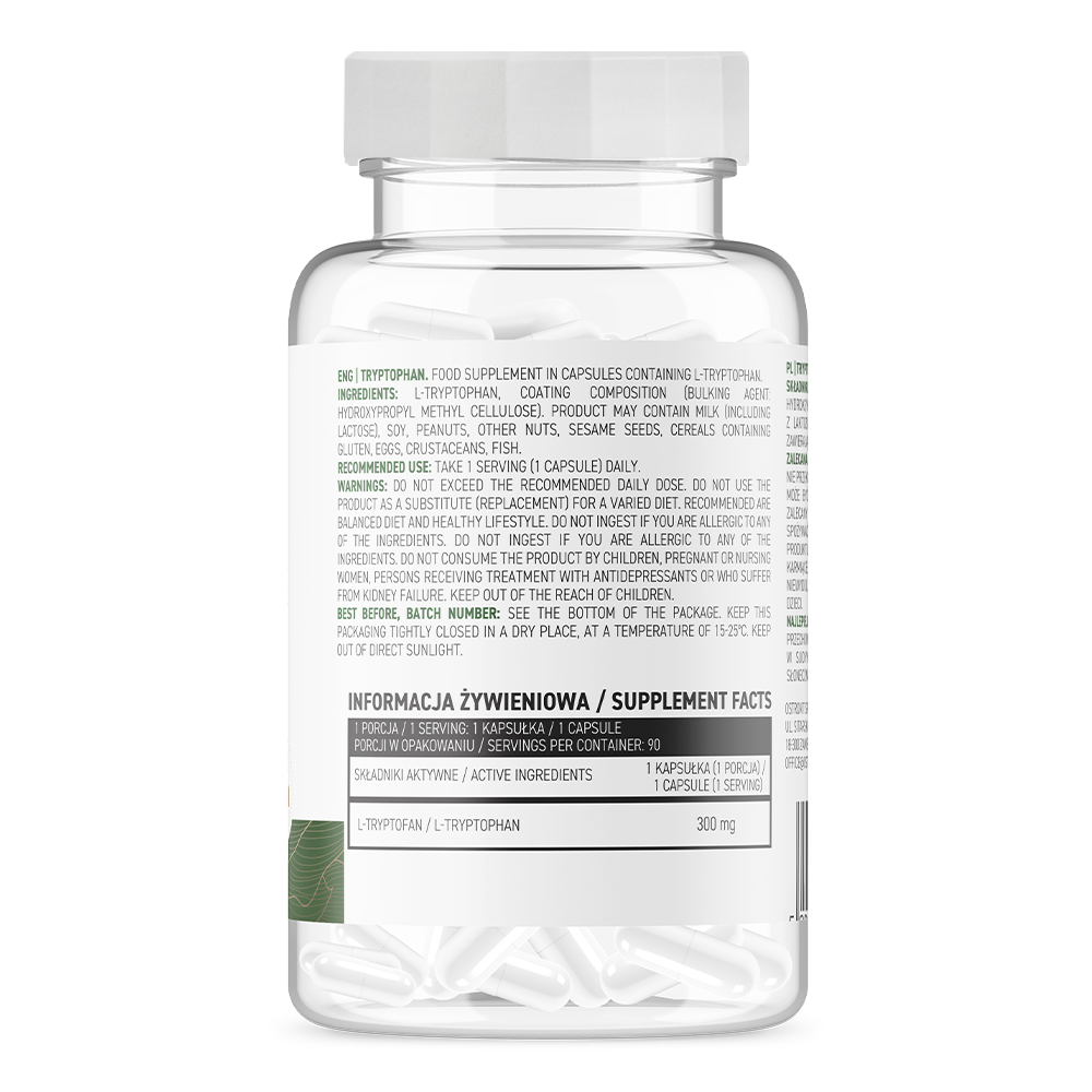 OstroVit Tryptophan VEGAN, 90 kapsulas