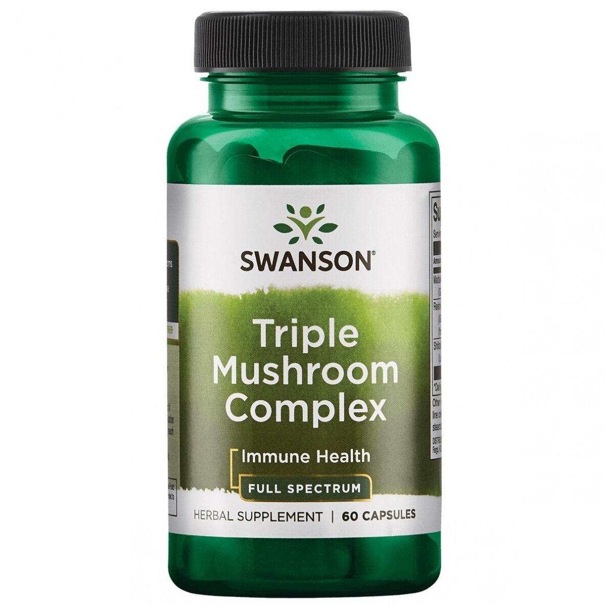 SWANSON MAITAKE, REISHI, SHIITAKE, 60 KAPS.