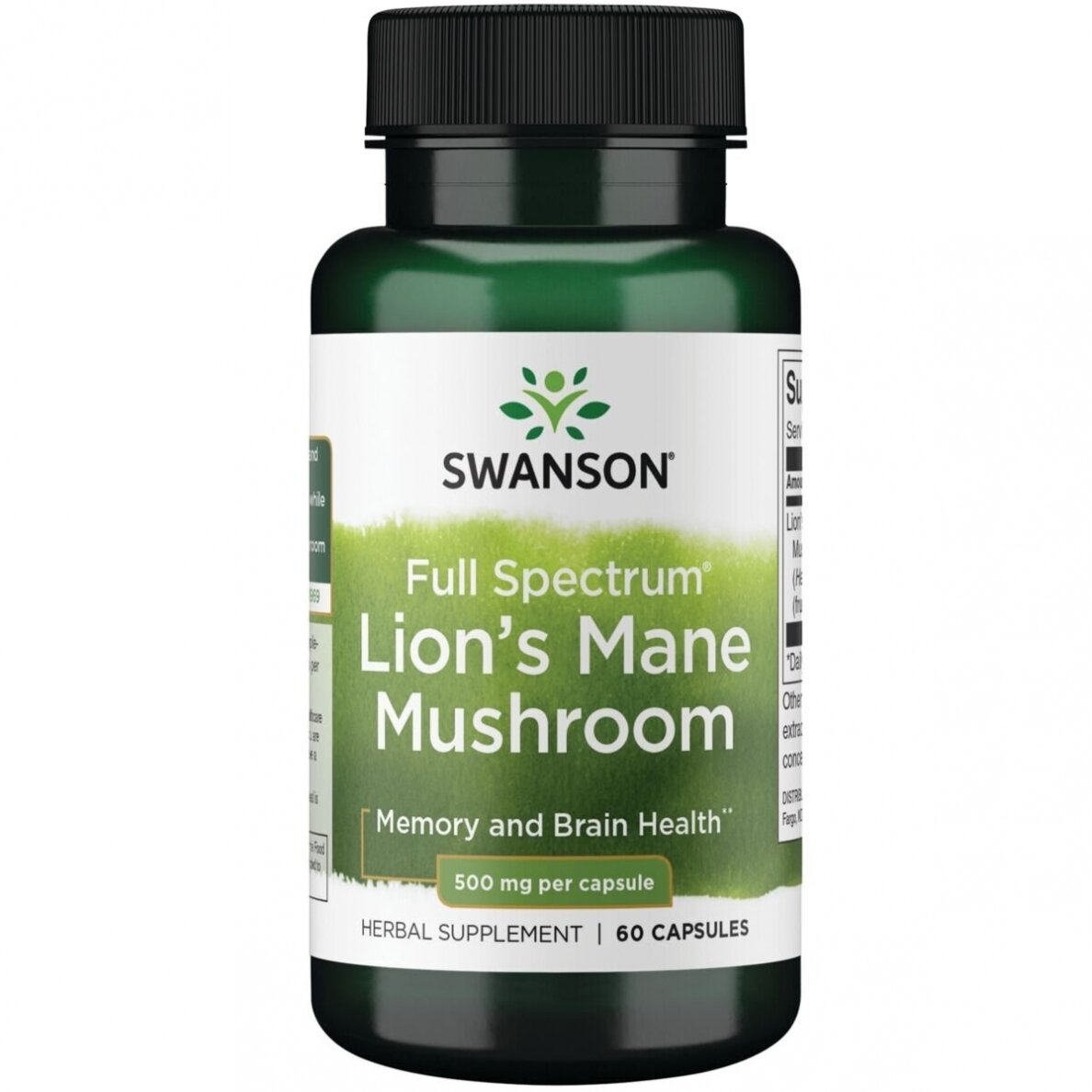 SWANSON LAUVAS KRĒPES 500MG, 60 KAPSULAS