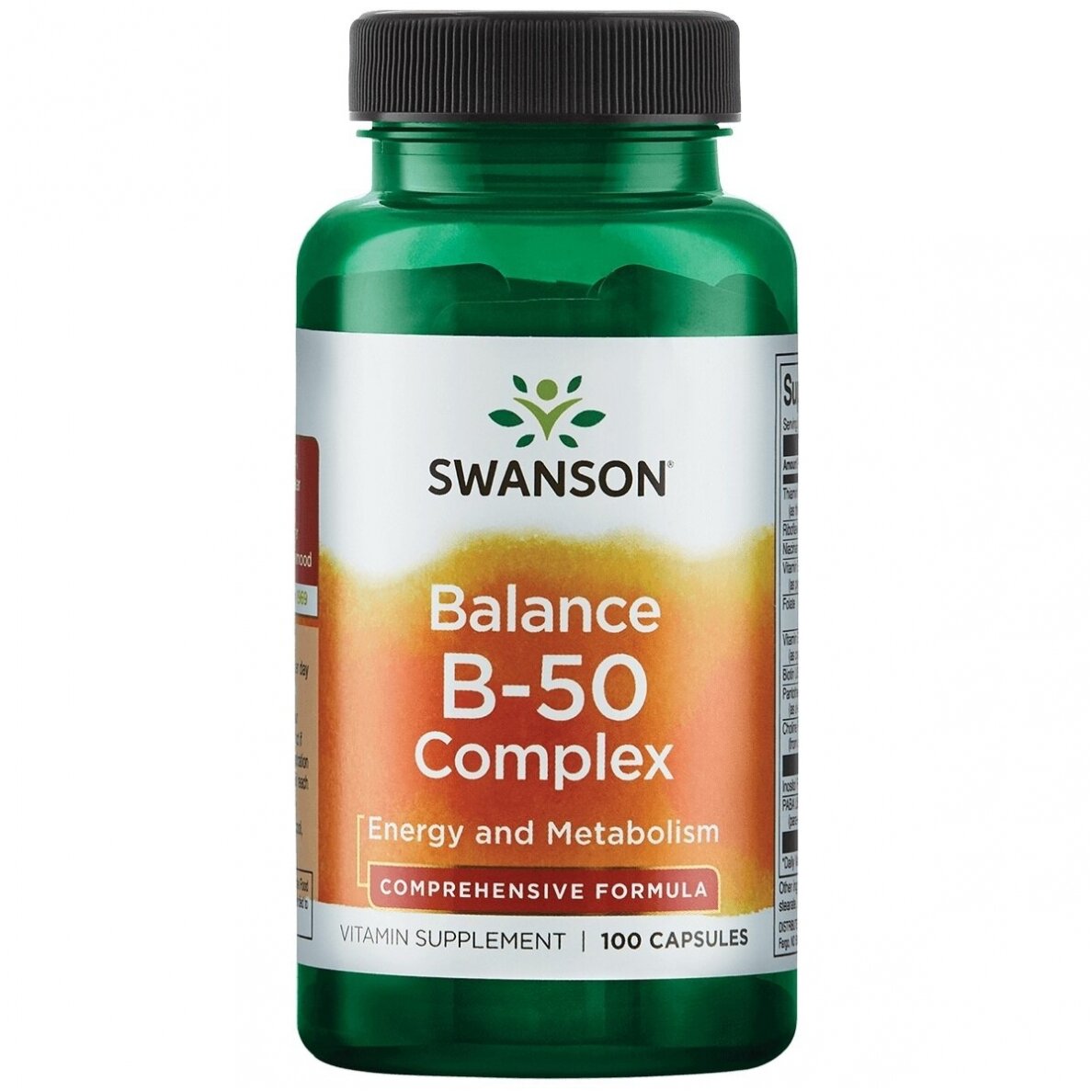 SWANSON B VITAMĪNU KOMPLEKSS, 100 KAPSULAS