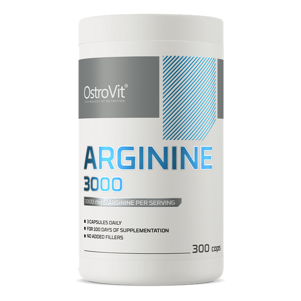 OstroVit Arginīns 3000 mg, 300 kapsulas