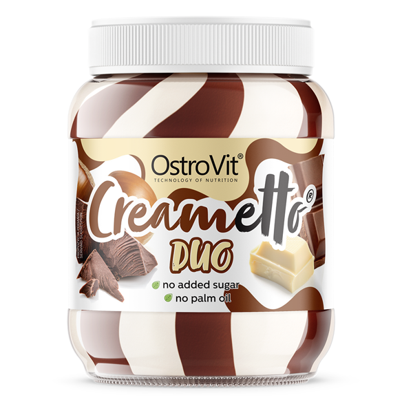 OstroVit Creametto DUO 350 g (lazdu riekstu piena garša)