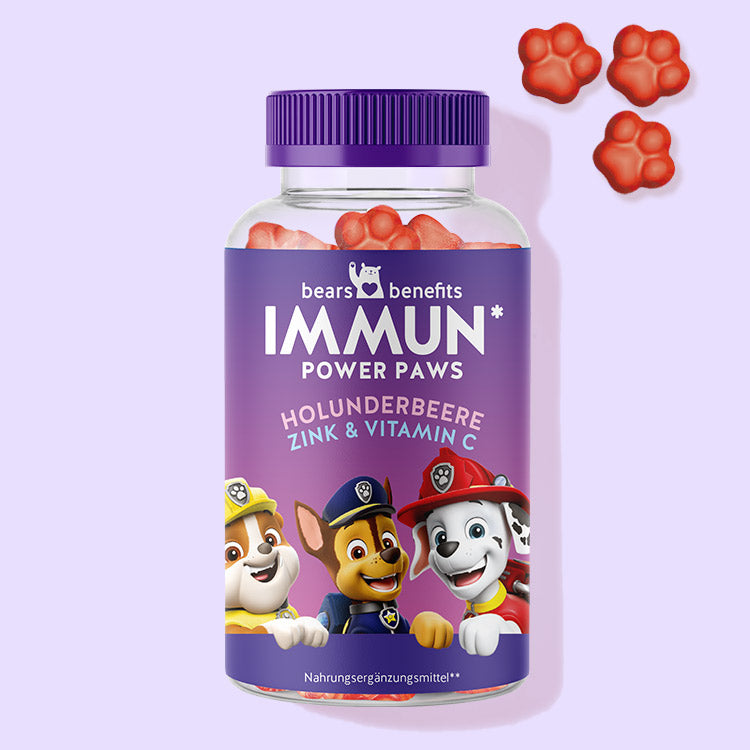 Immune Power Paws - ar plūškoka ogām, cinku un C vitamīnu