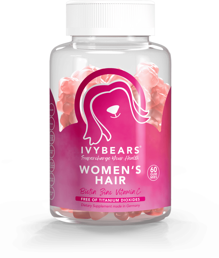 IVYBEARS Vitamīni sieviešu matiem, 60 gab.