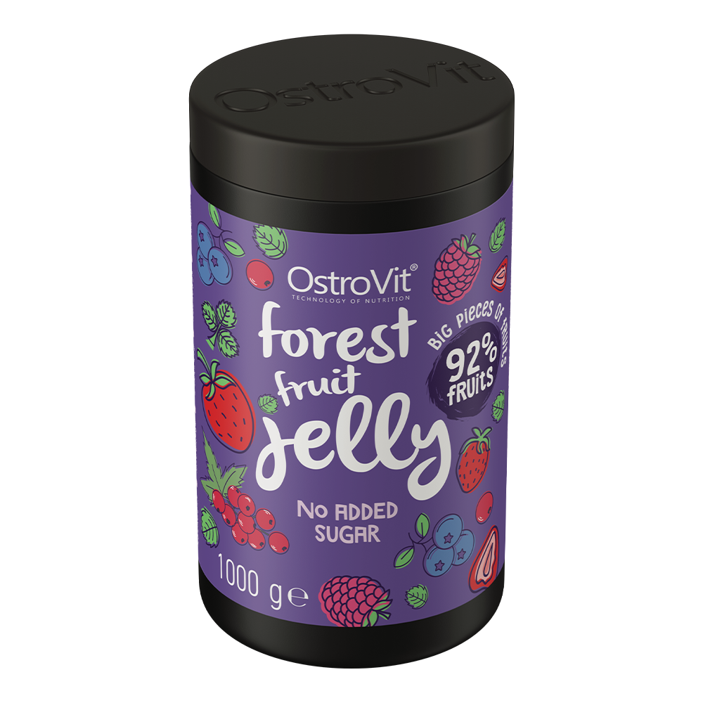 OstroVit Jam without added crucra 1000 g (forest berry flavour)