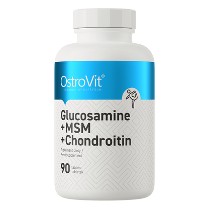 OstroVit Glucosamine + MSM + Chondroitin, 90 tabs.