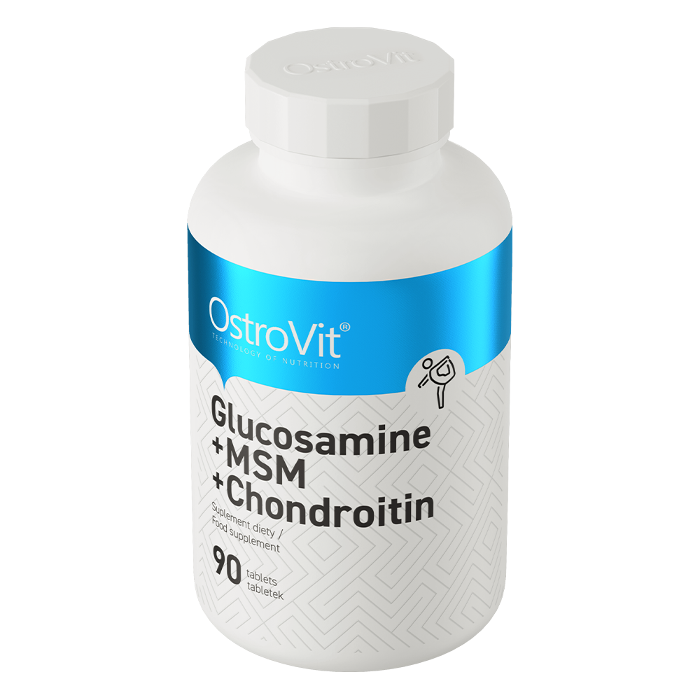 OstroVit Glucosamine + MSM + Chondroitin, 90 tabs.