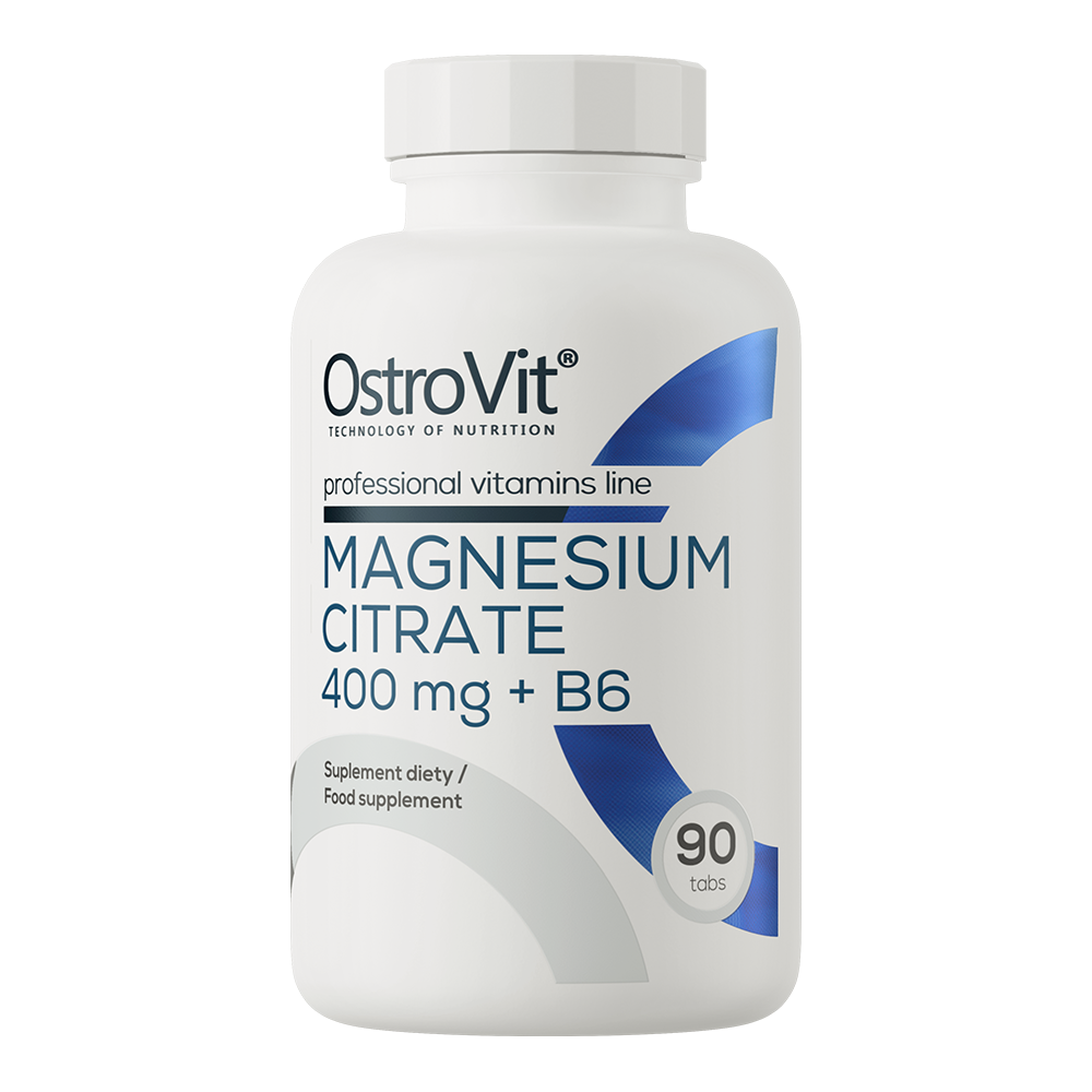 OstroVit Magnija citrāts 400 mg + B6, 90 tabletes
