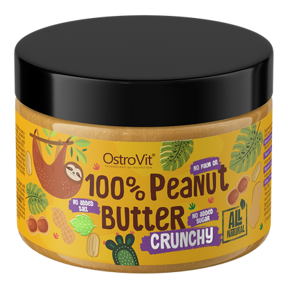 OstroVit Peanut Butter 100%, 500g (crispy)