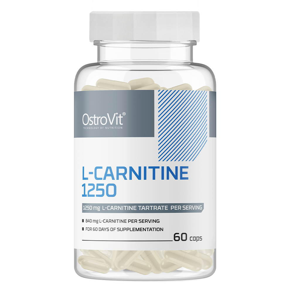 OstroVit Supreme L-karnitīns 1250 mg, 60 kapsulas