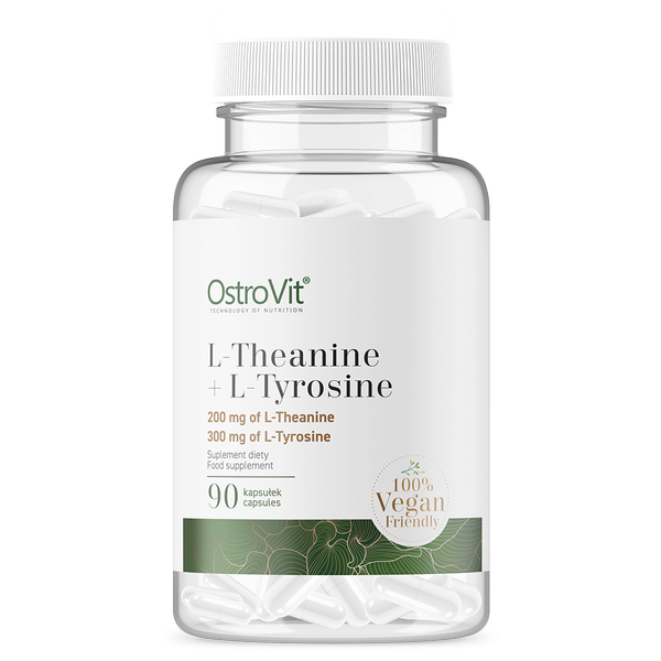 OstroVit L-theanine + tyrosine VEGAN, 90 caps