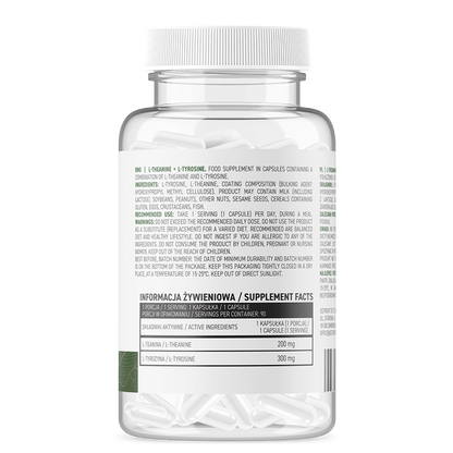 OstroVit L-theanine + tyrosine VEGAN, 90 caps