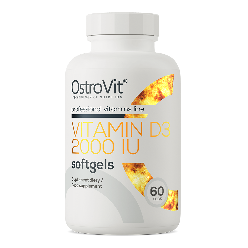 OstroVit D3 vitamīns 2000 SV, 60 kapsulas