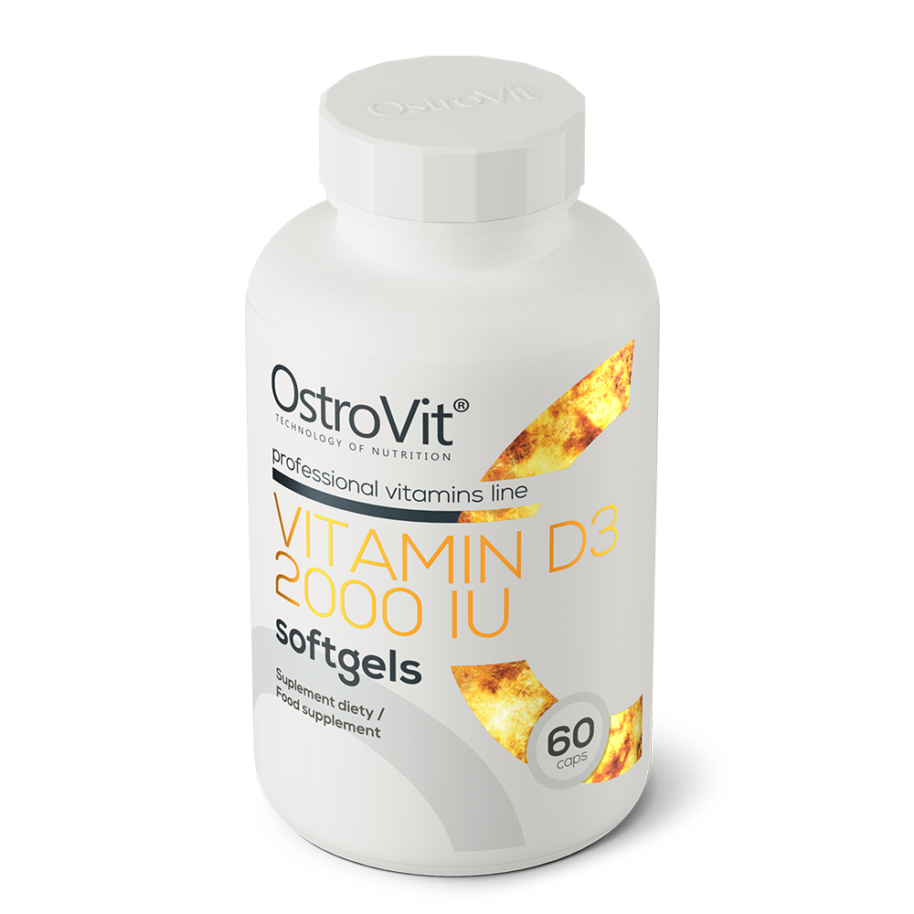 OstroVit D3 vitamīns 2000 SV, 60 kapsulas