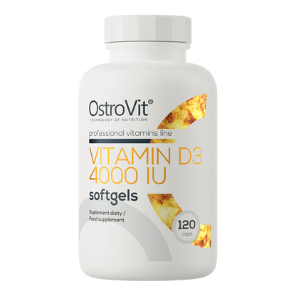 OstroVit D3 vitamīns 4000 SV, 120 kapsulas