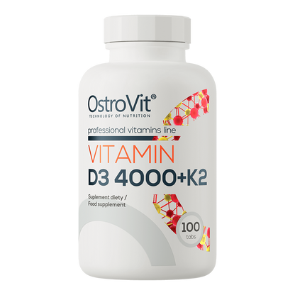 OstroVit D3 vitamīns 4000 + K2, 100 tab.