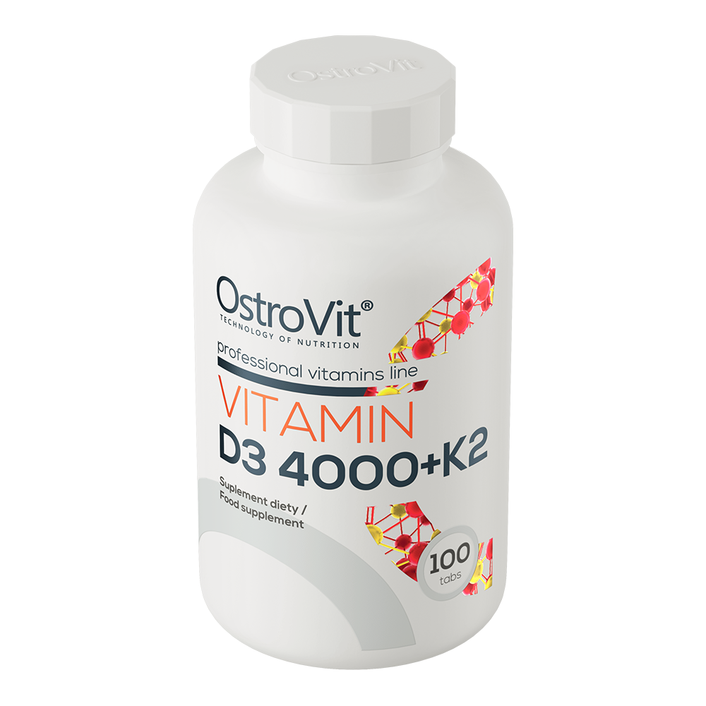 OstroVit D3 vitamīns 4000 + K2, 100 tab.