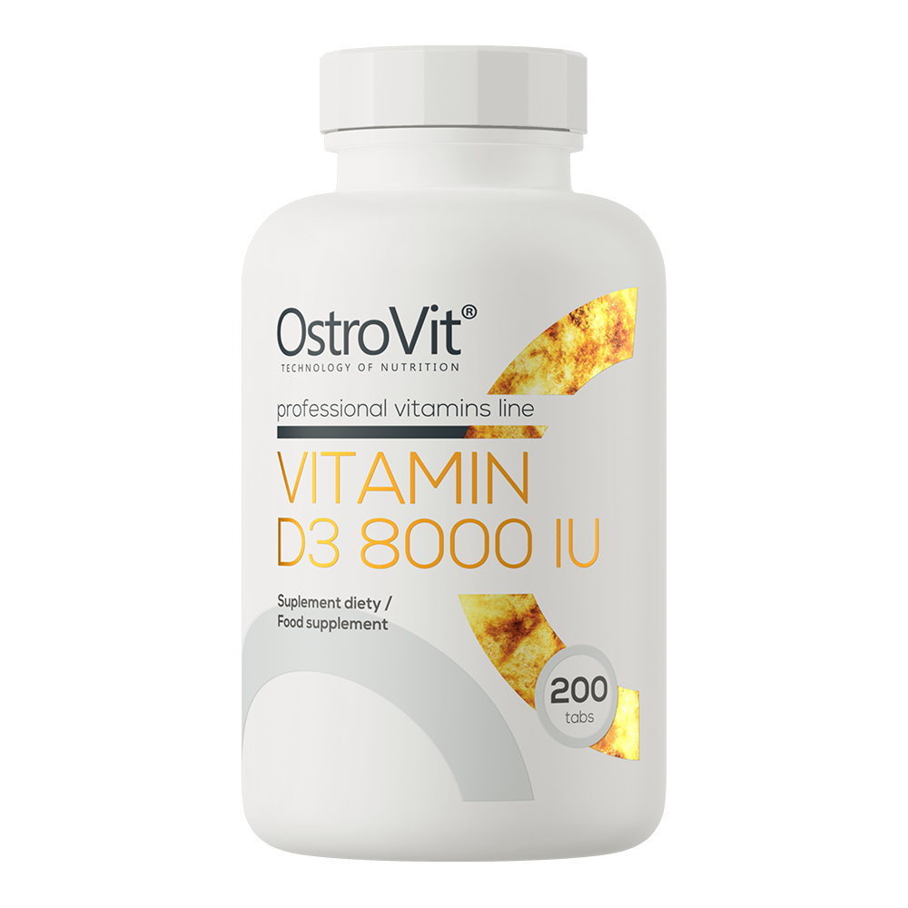 OstroVit Vitamin D3 8000 IU, 200 tabs