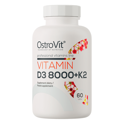 OstroVit Витамин D3 8000 МЕ + K2, 60 табл.