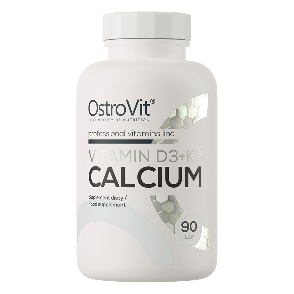 OstroVit D3 + K2 + kalcijs, 90 tab.