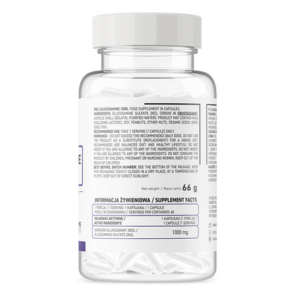 OstroVit Glucosamine 1000 mg, 60 capsules.