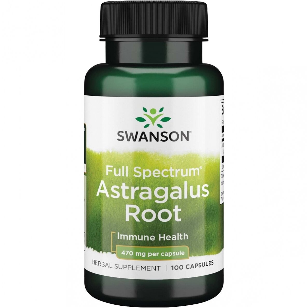 SWANSON ASTRAGALUS (ANKLE) 470 MG, 100 CAPS