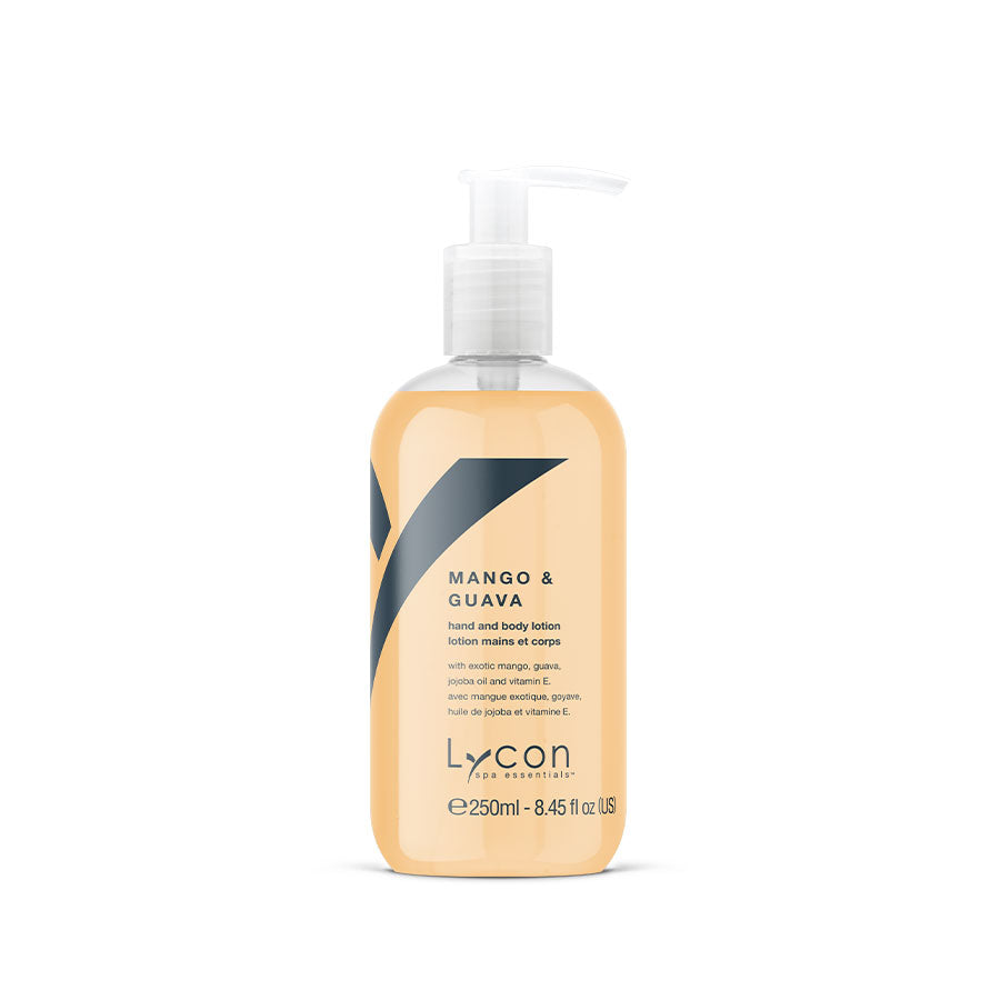 Hand and body lotion with mango and guava scent, 250 ml