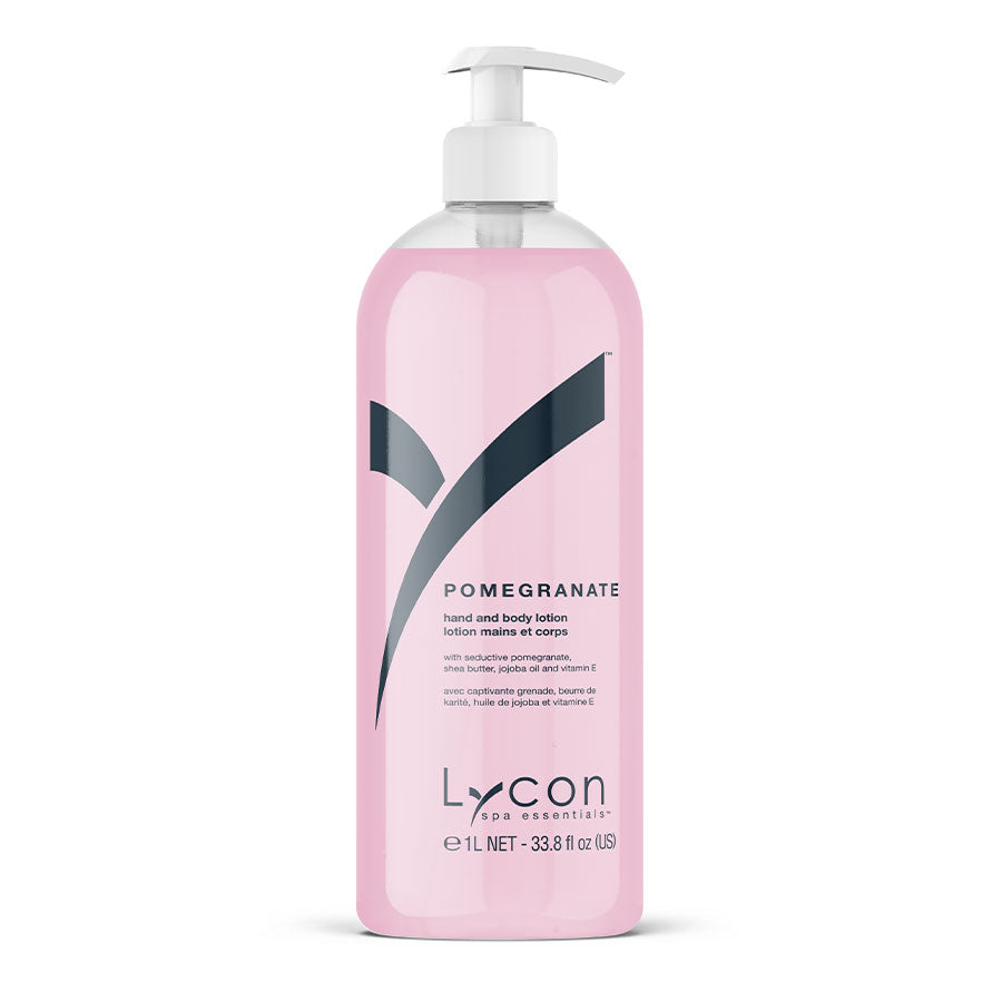 Pomegranate scented hand and body lotion, 1000ml