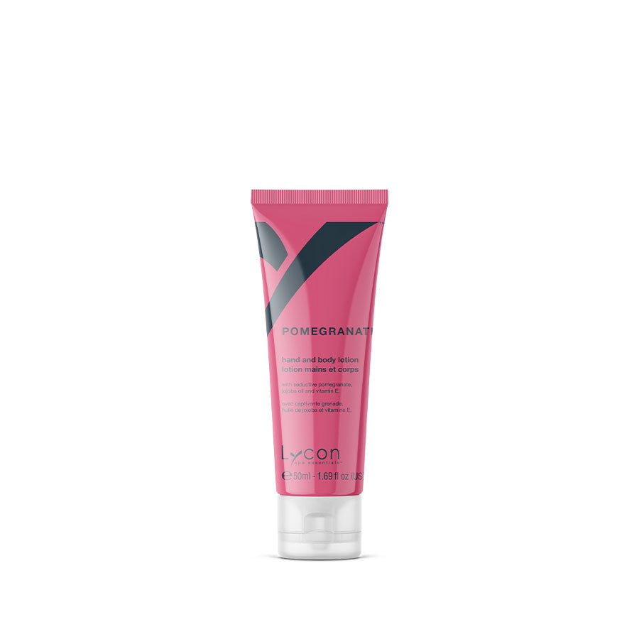 Pomegranate scented hand and body lotion, 50 ml