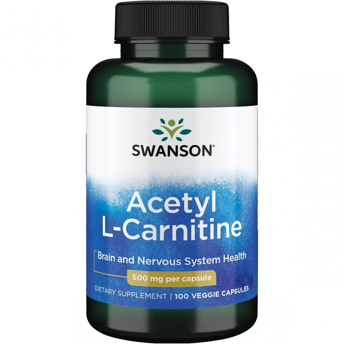 SWANSON ACETYL L-CARNITINE 500MG, 100 CAPSULES