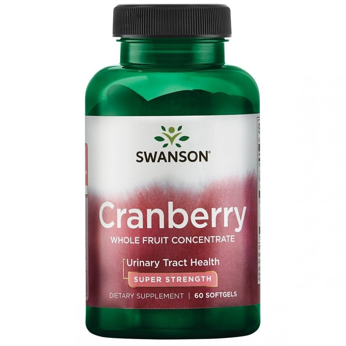 SWANSON CRANBERRY CONCENTRATE WITH VITAMINS C AND E, 60 CAPS.