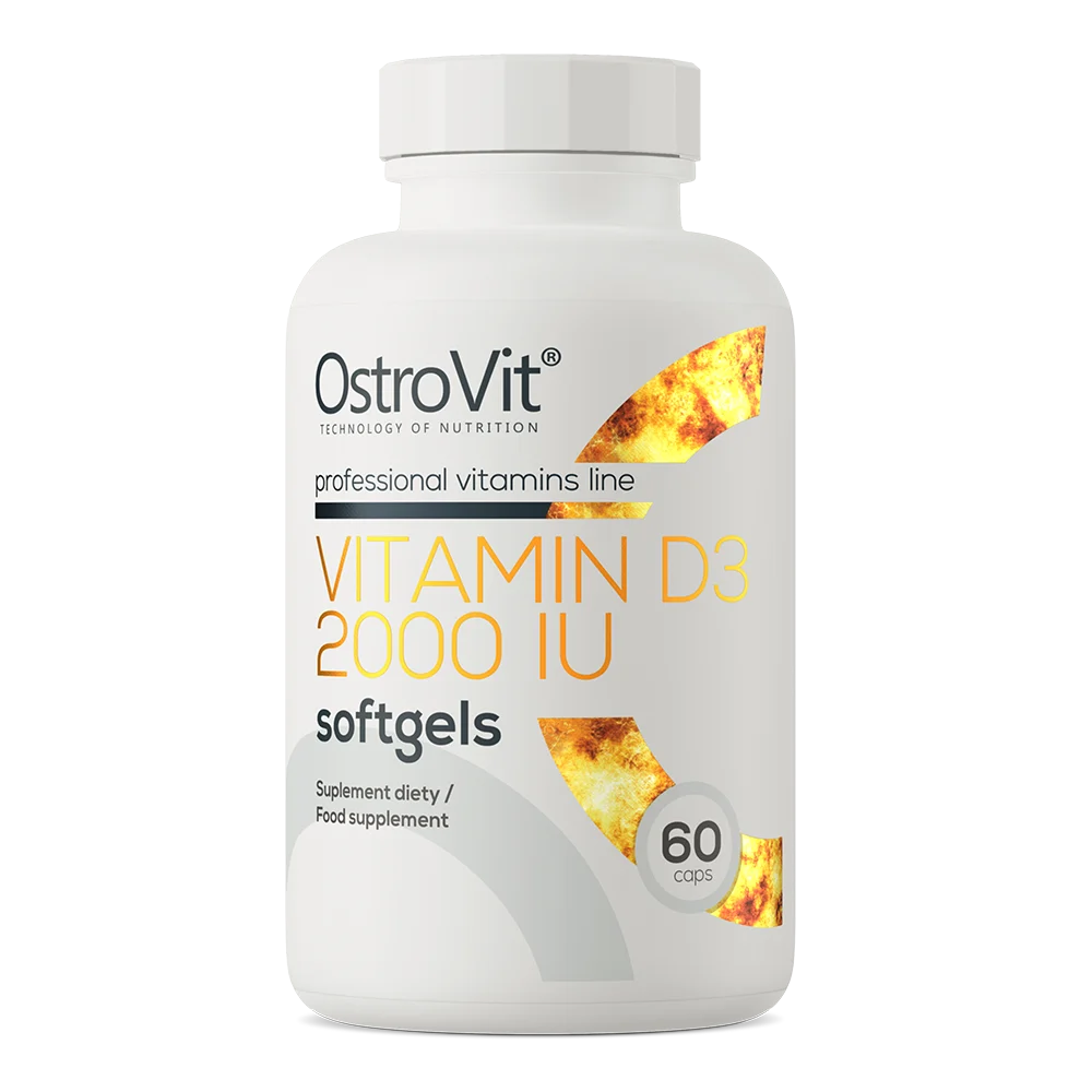 OstroVit D3 vitamīns 2000 SV, 60 kapsulas