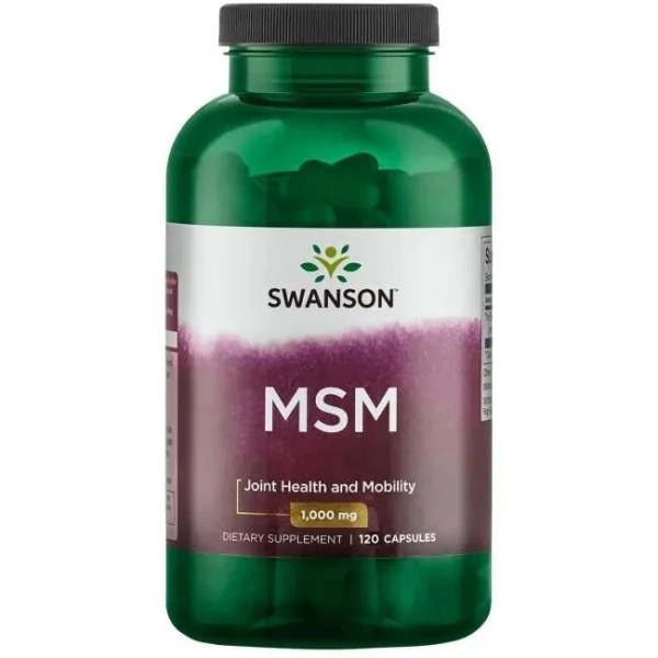 SWANSON MSM 1000 MG, 120 KAPSULAS
