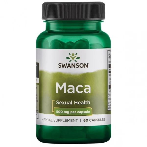 SWANSON MACA 500 MG, 60 KAPSULAS