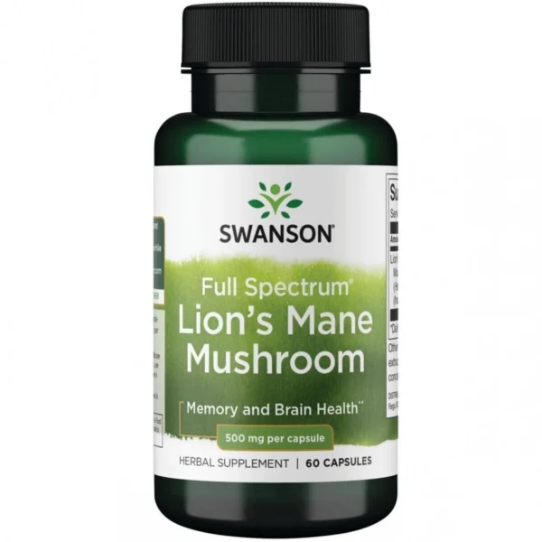 SWANSON LAUVAS KRĒPES 500MG, 60 KAPSULAS