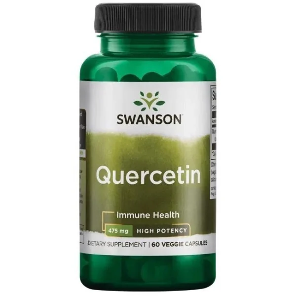 SWANSON KVERCETĪNS (DABĪGS) 475 MG, 60 KAPSULAS