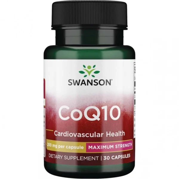 SWANSON KOENZĪMS Q10 200 MG, 30 KAPSULAS
