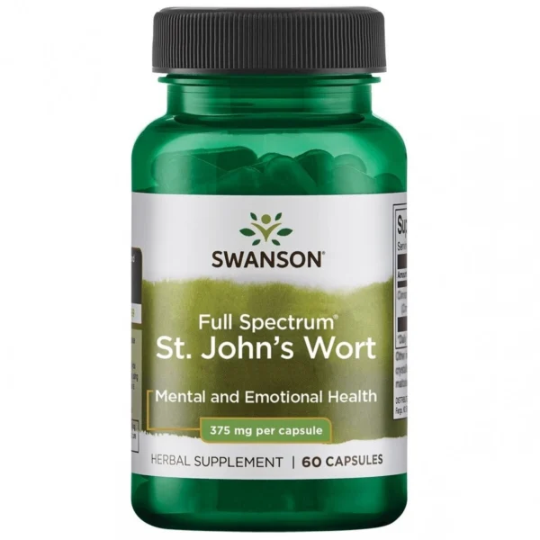 SWANSON ST. JOHN'S WORT 375MG, 60 KAPSULAS