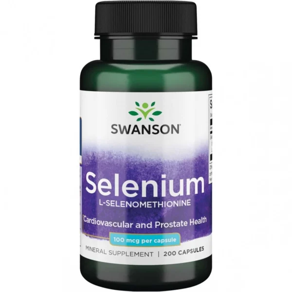 SWANSON SELĒNS 100 MCG, 200 KAPSULAS.